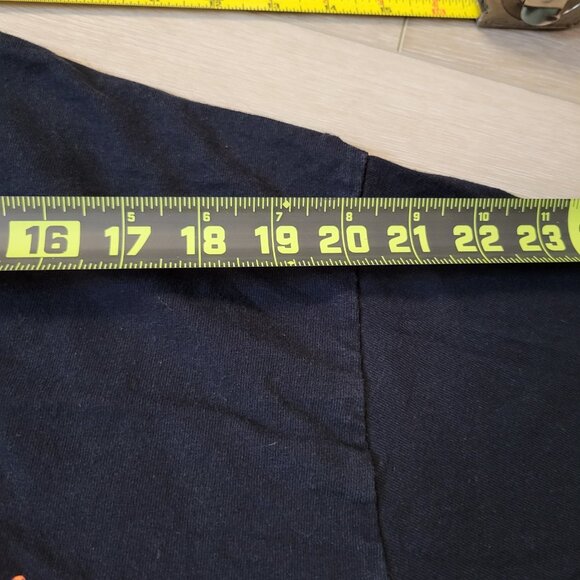 HOOTERS Racing T-Shirt Adult Size XL Black Orange Short Sleeve - Picture 4 of 6